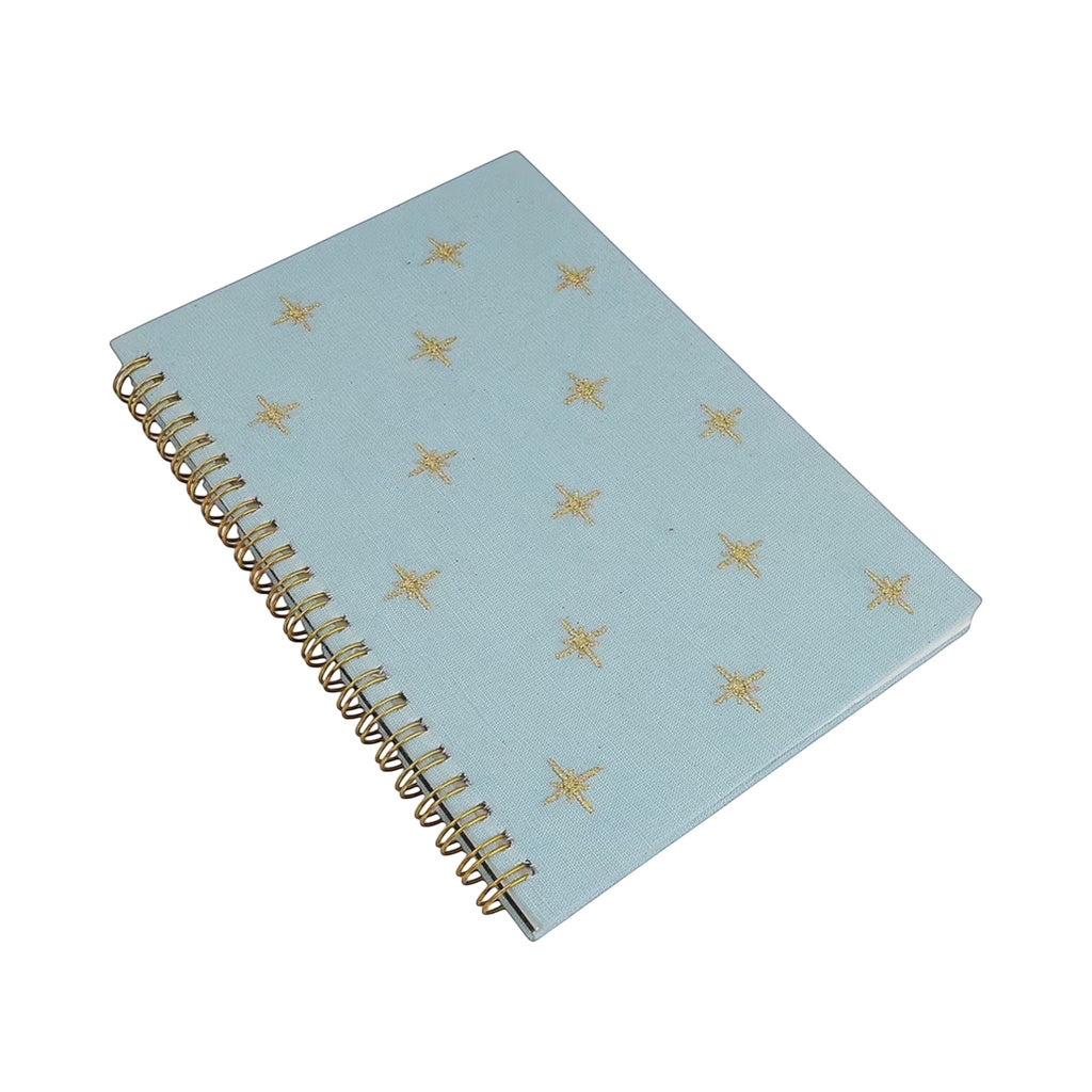 Star Blue Embroidery Notebook – Image 2 | JOYCO