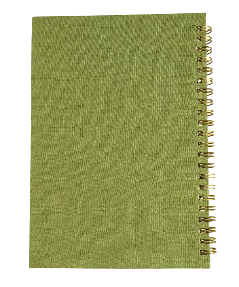 Floral Embroidery Notebook