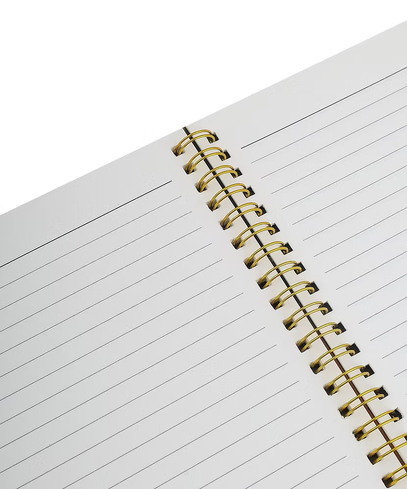 Star Orange Embroidery Notebook