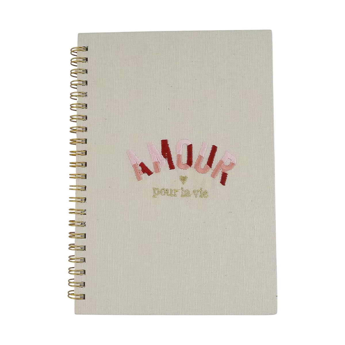 Amour Embroidery Notebook – Front View | JOYCO