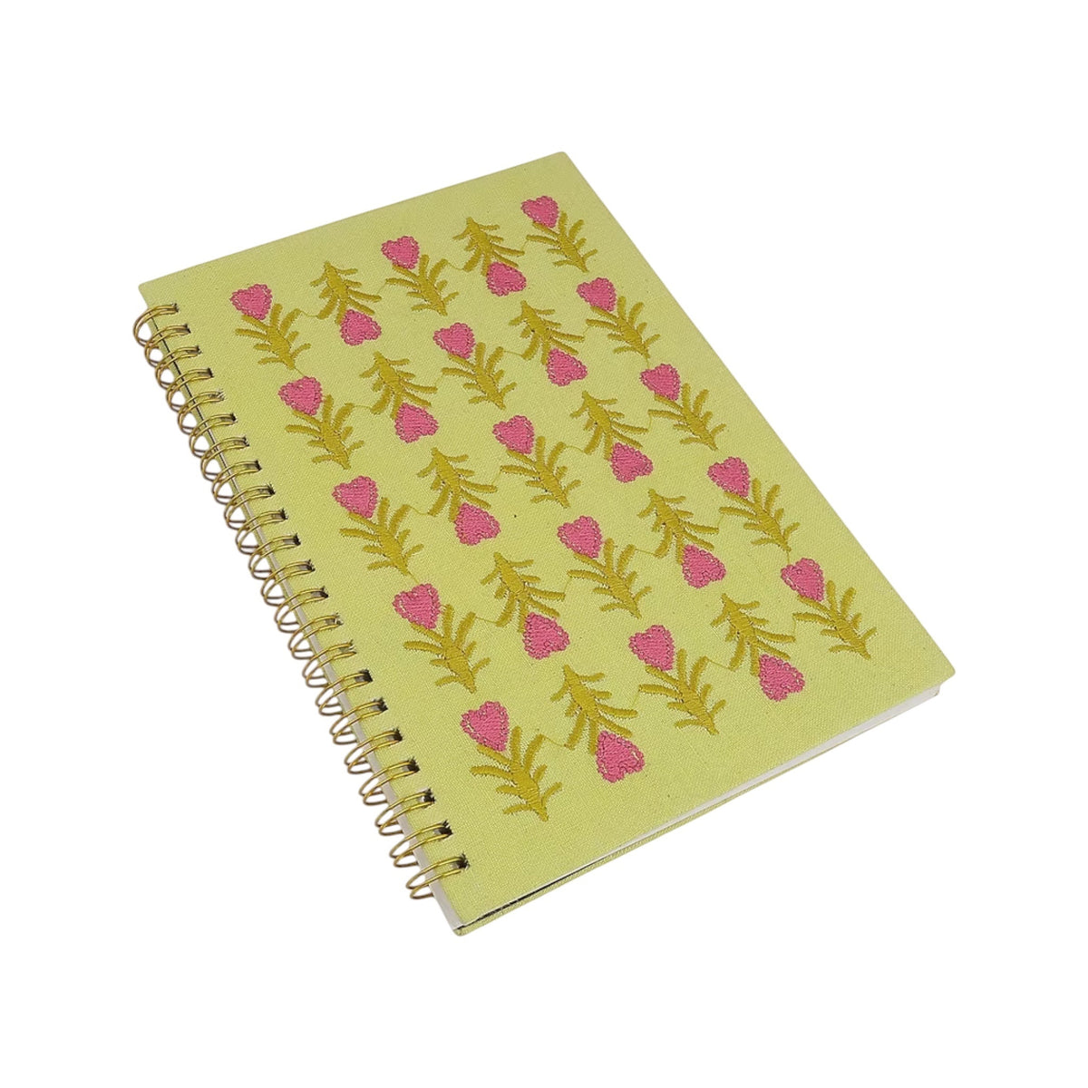 Heart Floral Embroidery Notebook – Image 2 | JOYCO