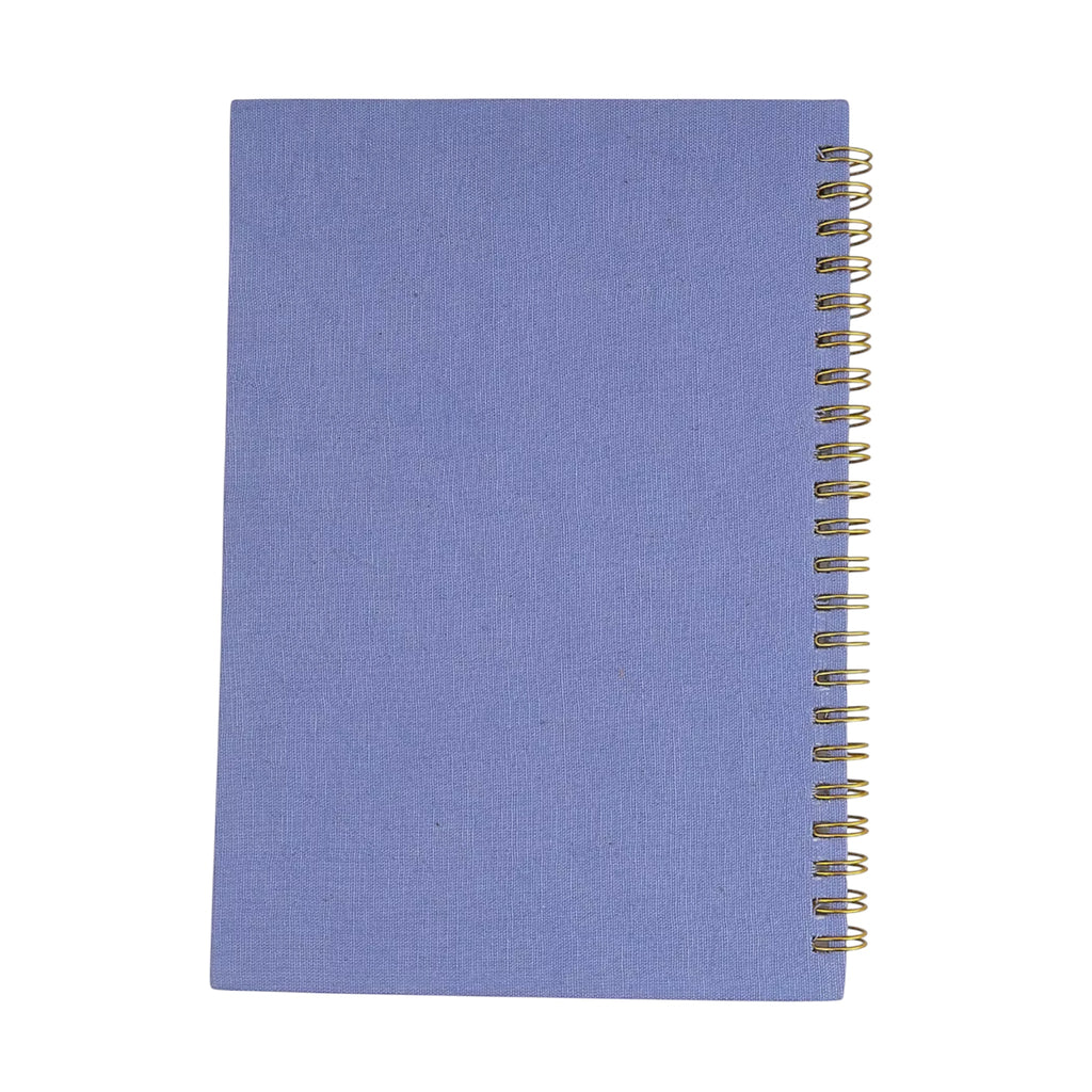 Blue Floral Embroidery Notebook – Image 3 | JOYCO