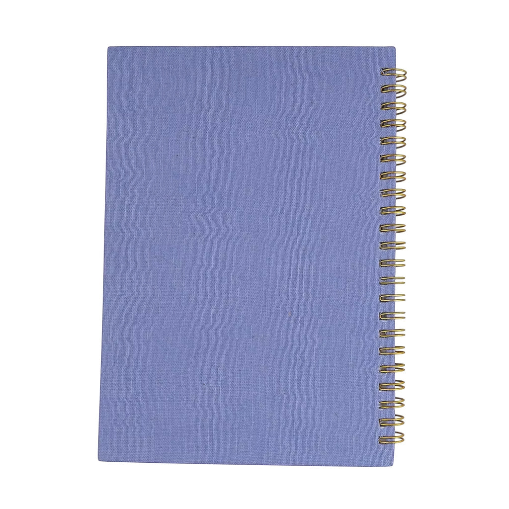 Blue Floral Embroidery Notebook – Image 3 | JOYCO