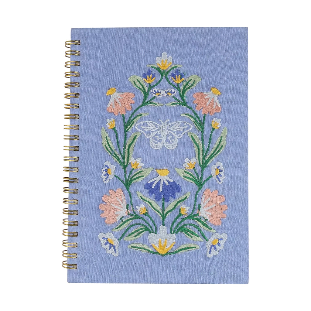 Butterfly Embroidery Notebook – Front View | JOYCO