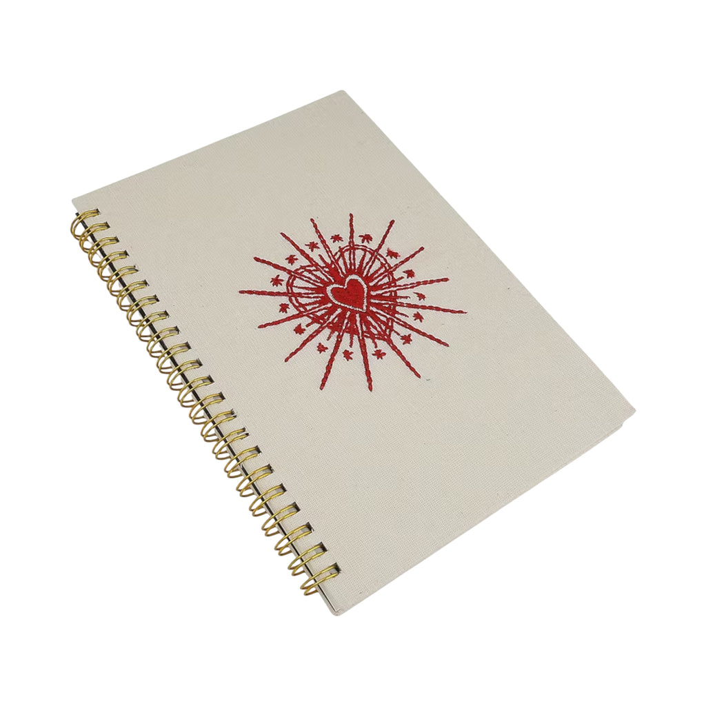 Heart Embroidery Notebook – Image 2 | JOYCO