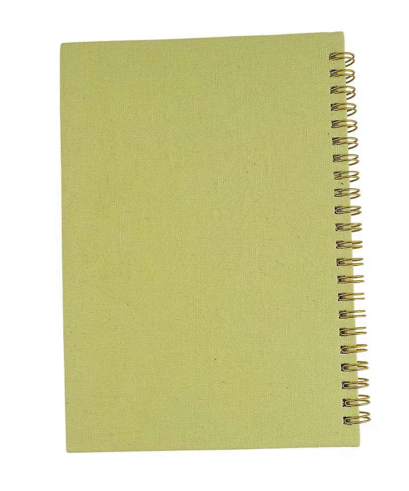 Heart Floral Embroidery Notebook