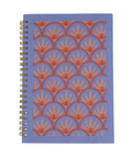 Blue Floral Embroidery Notebook