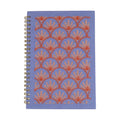 Blue Floral Embroidery Notebook – Front View | JOYCO