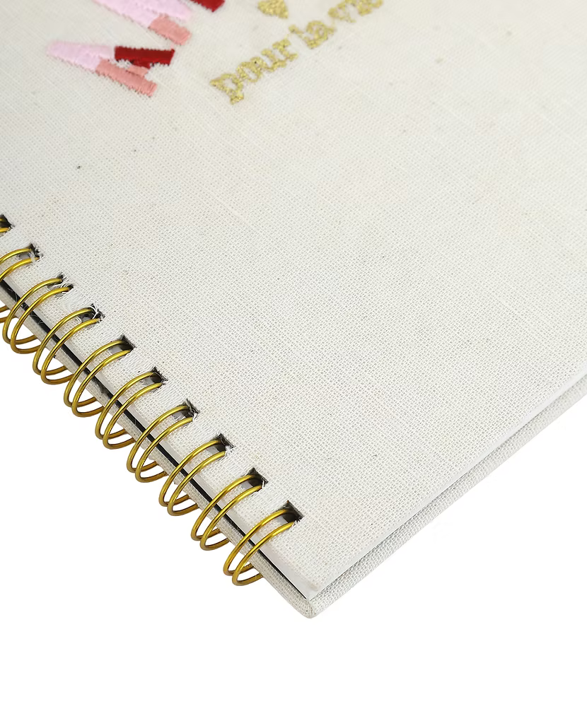 Amour Embroidery Notebook
