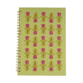 Heart Floral Embroidery Notebook – Front View | JOYCO