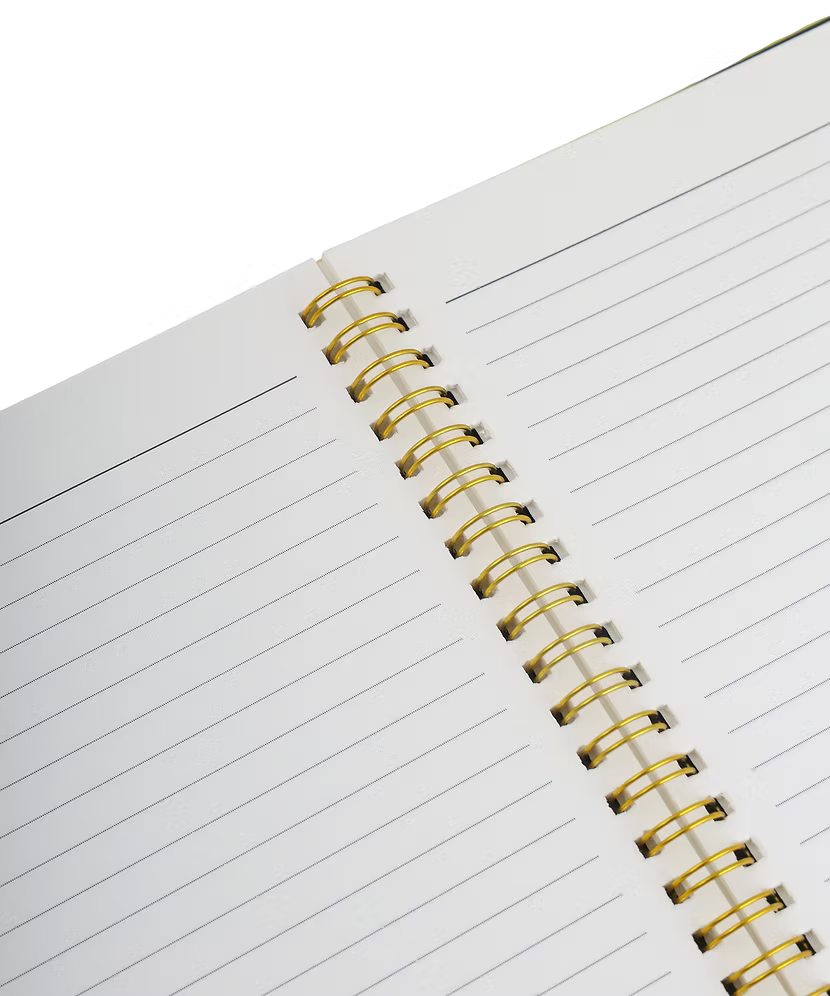 Heart Floral Embroidery Notebook