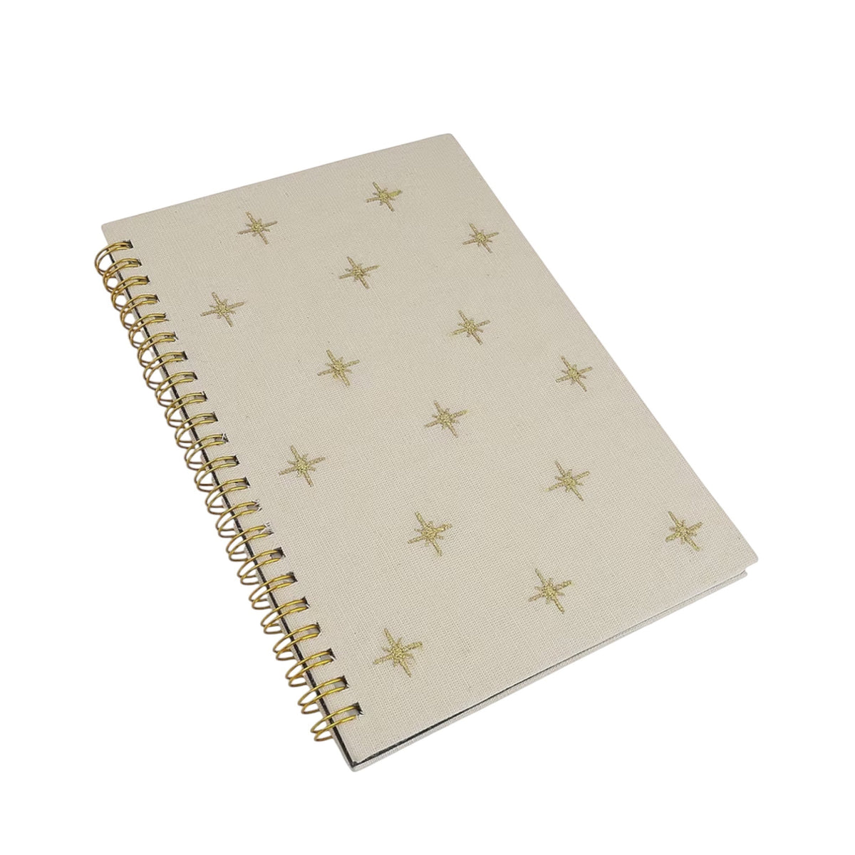 Star Beige Embroidery Notebook – Image 2 | JOYCO