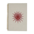 Heart Embroidery Notebook – Front View | JOYCO