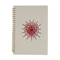 Heart Embroidery Notebook – Front View | JOYCO