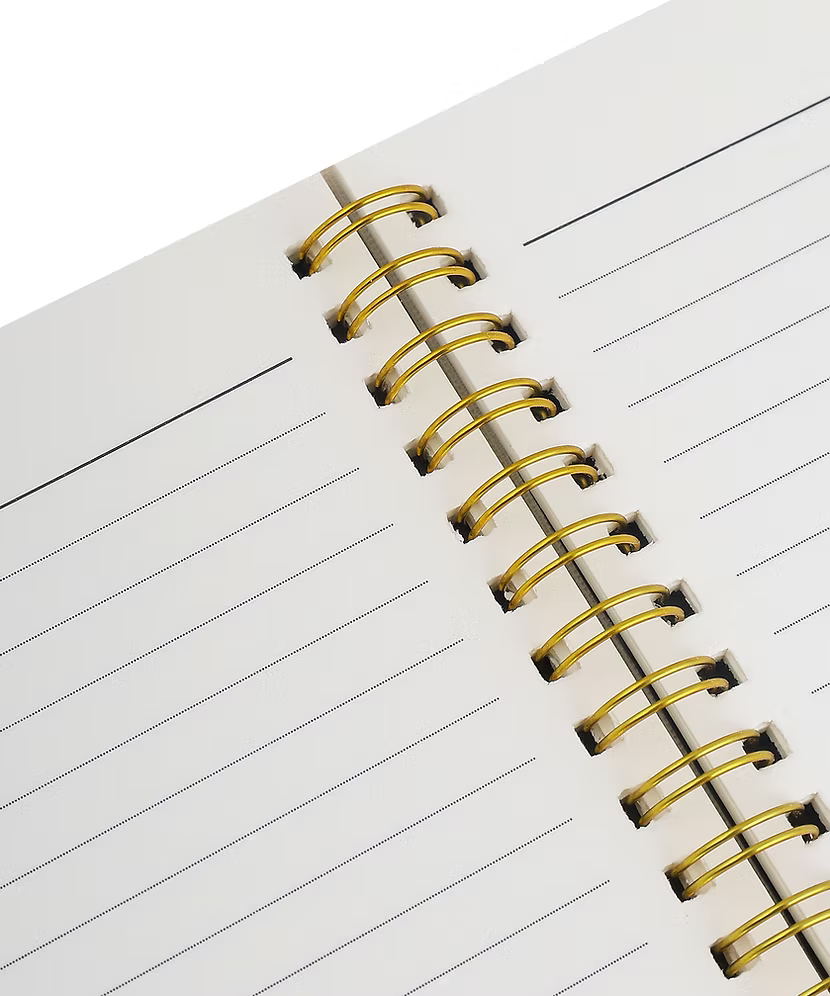 Star Beige Embroidery Notebook