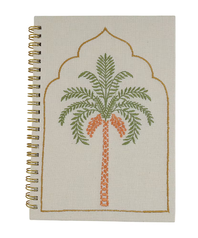 Palm Embroidery Notebook