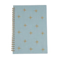 Star Blue Embroidery Notebook – Front View | JOYCO
