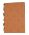 Star Orange Embroidery Notebook