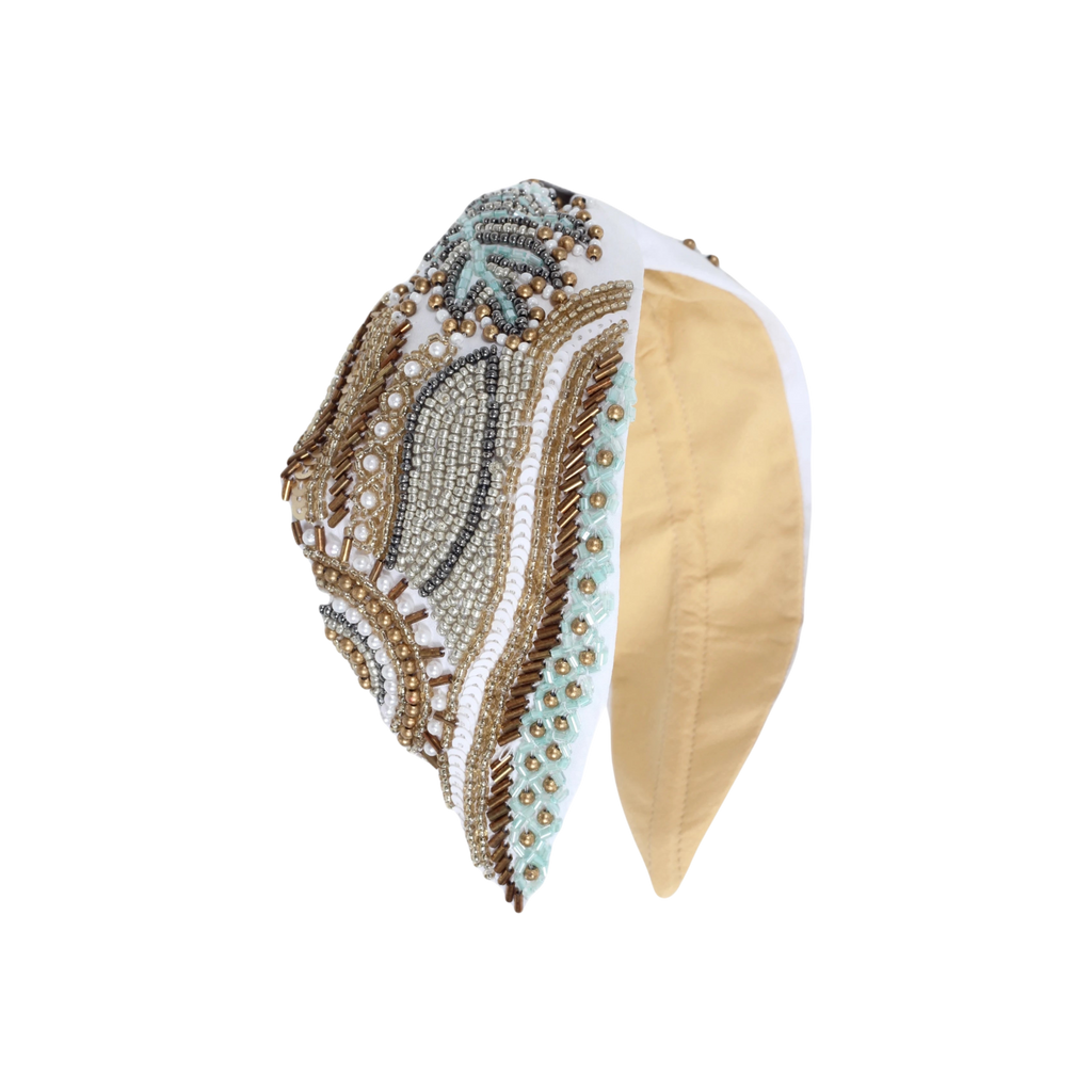 Merlin Embroidered Women Headband | JOYCO Handmade Women Headband