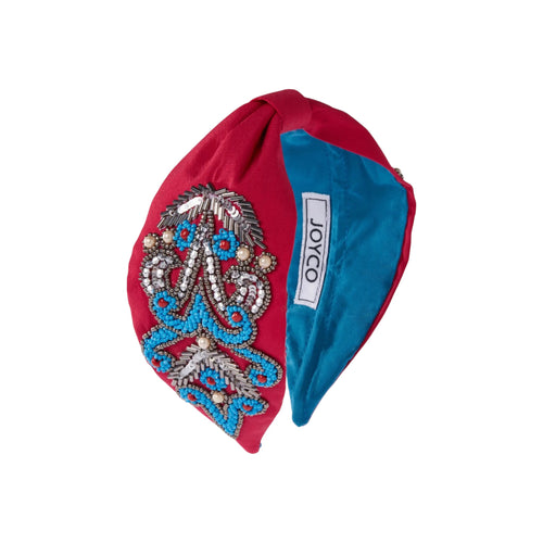 Asta Embroidered Women Headband – Front View | JOYCO