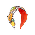 Tropica Embroidered Women Headband – Front View | JOYCO