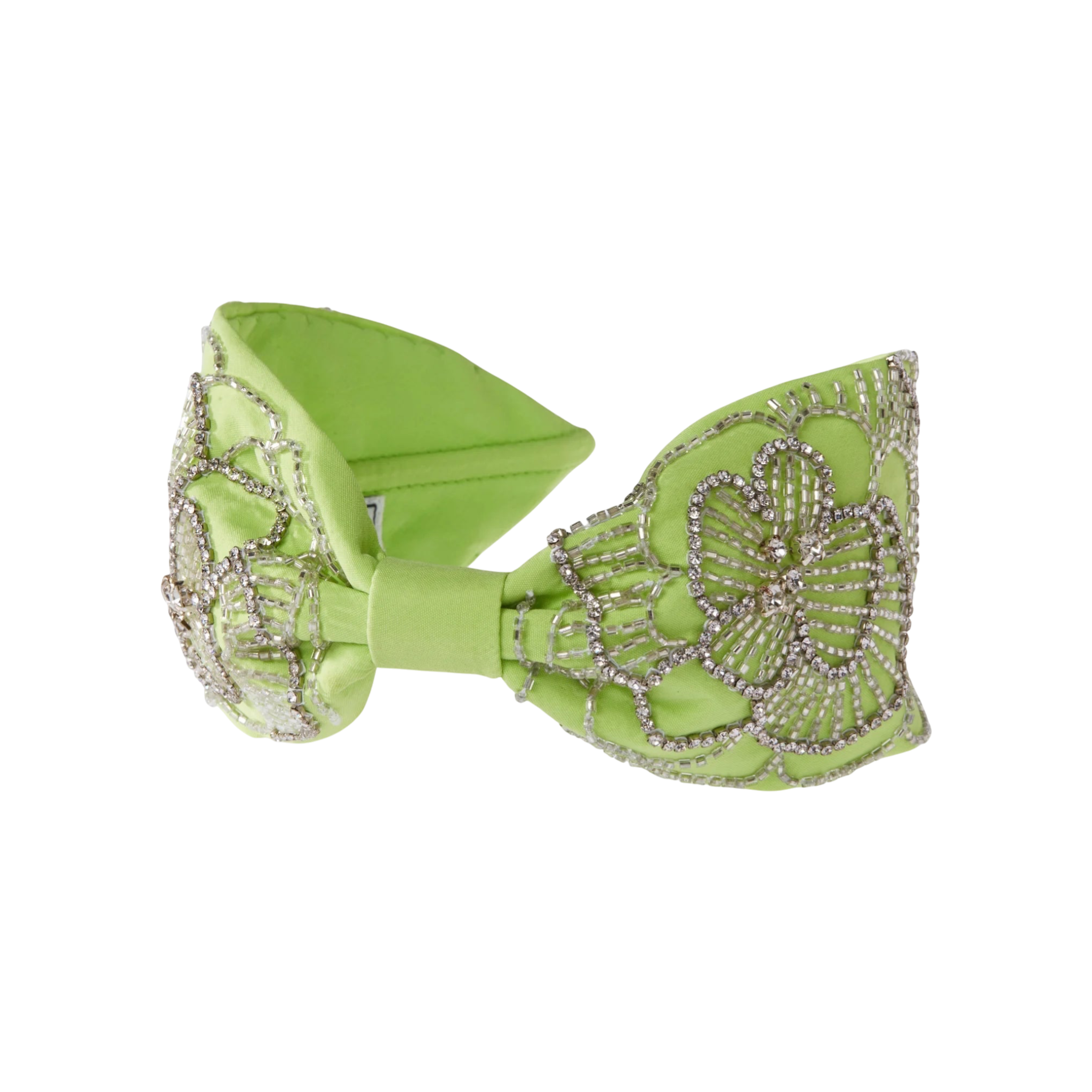 Marla Embroidered Green Women Headband