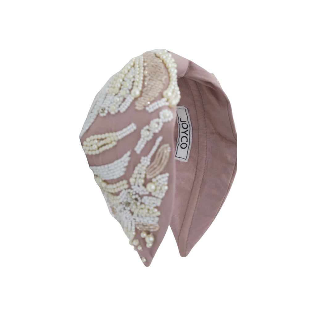 Frieda Embroidered Women Headband – Front View | JOYCO