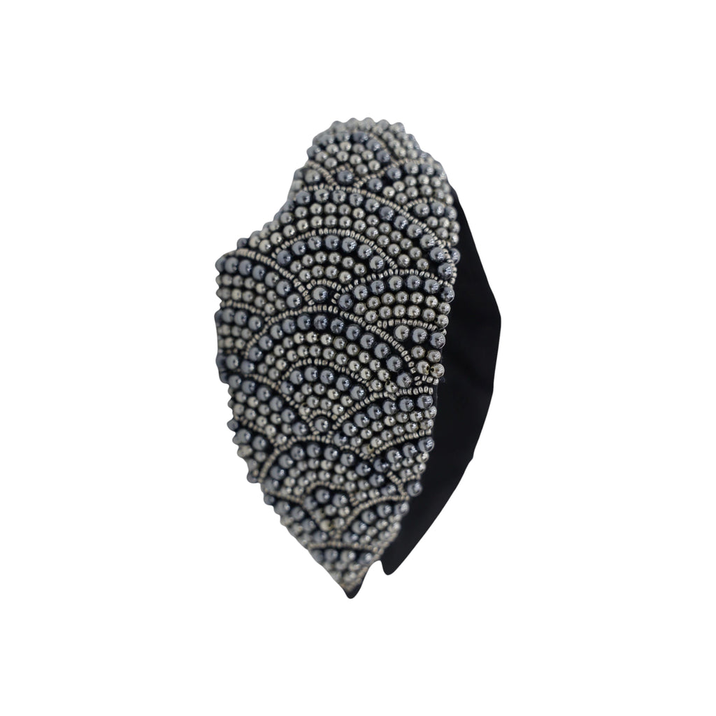Luisa Embroidered Women Headband – Front View | JOYCO