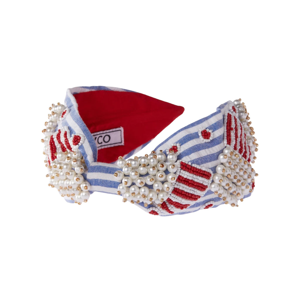 Popcorn Embroidered Women Headband – Image 2 | JOYCO