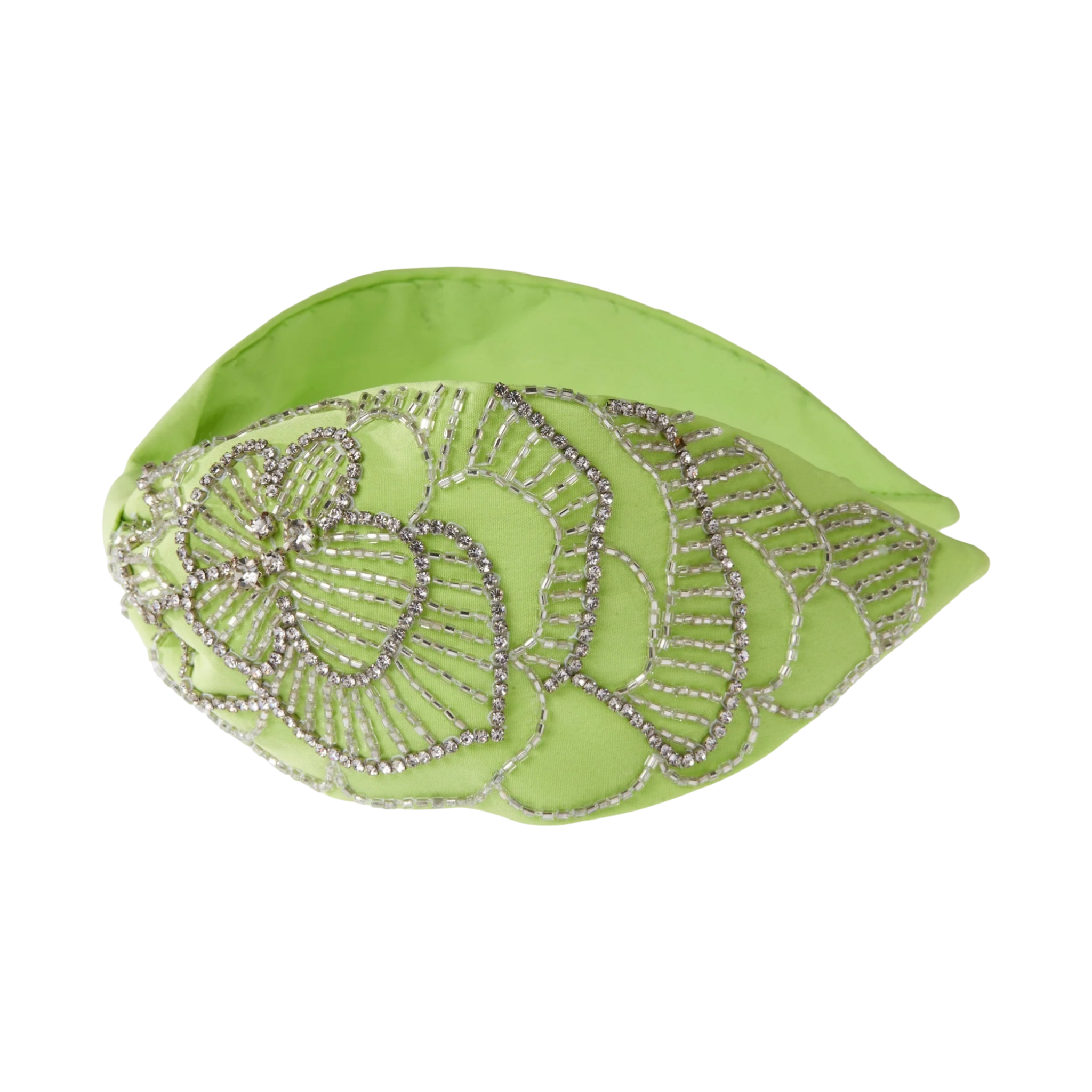 Marla Embroidered Green Women Headband