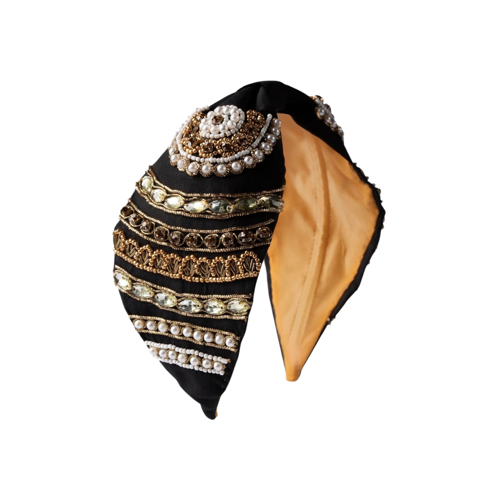 Perla Embroidered Women Headband | JOYCO Handmade Women Headband