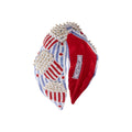 Popcorn Embroidered Women Headband – Front View | JOYCO
