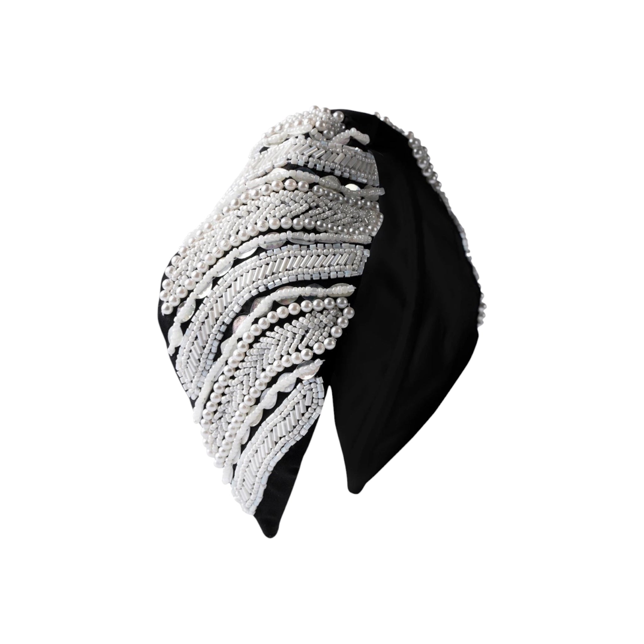 Margaret Embroidered Women Headband – Front View | JOYCO