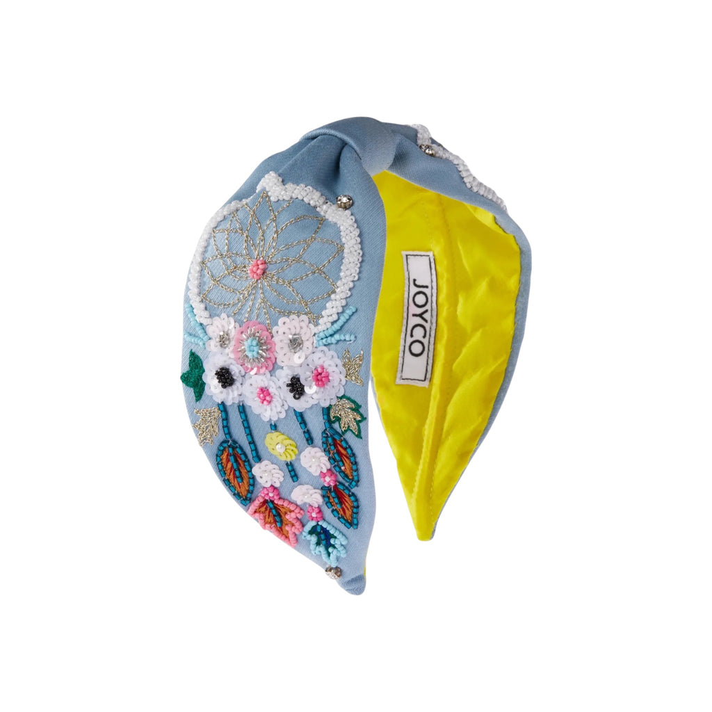 Zenda Embroidered Women Headband – Front View | JOYCO