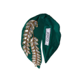 Gia Green Embroidered Women Headband | JOYCO Handmade Women Headband