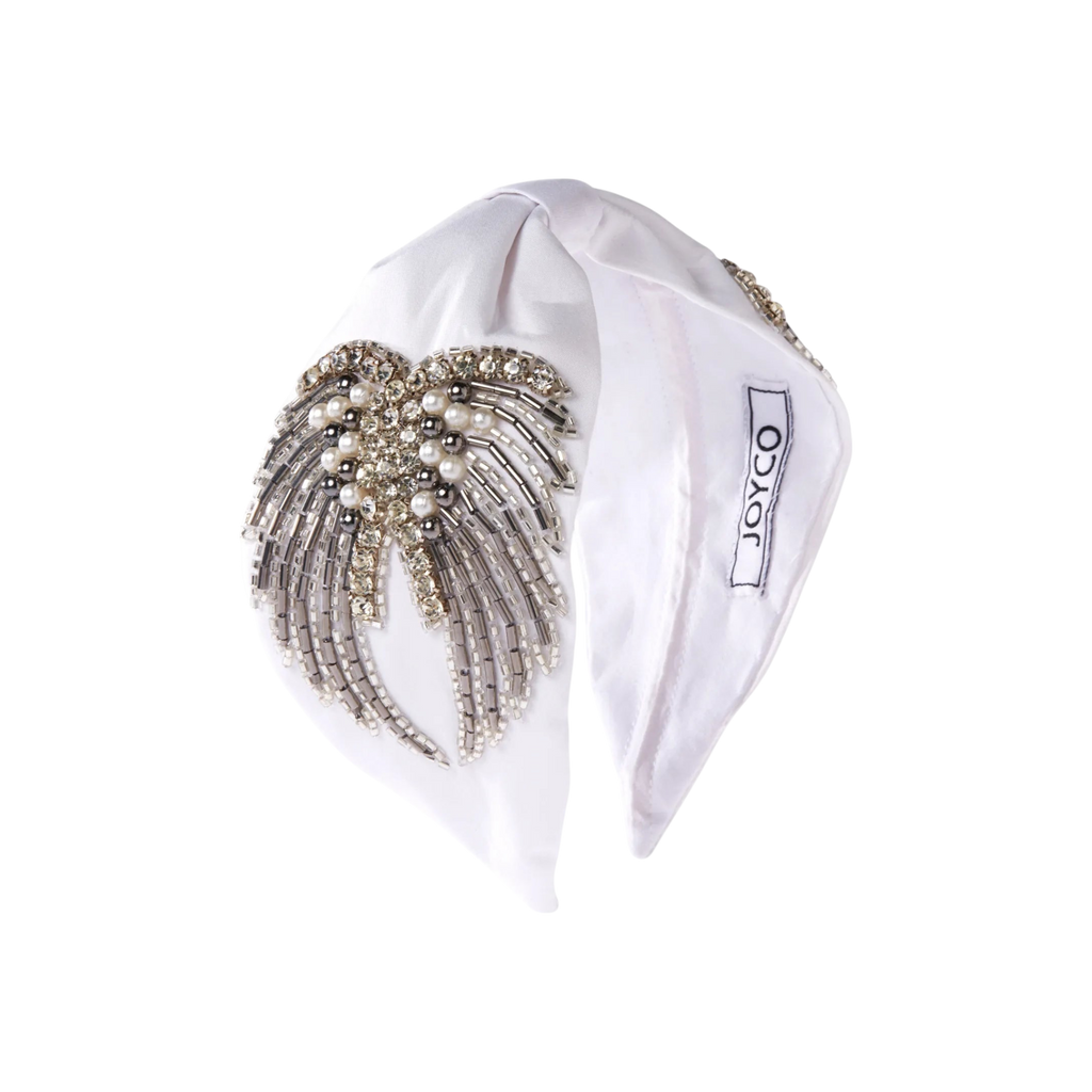 Angelo White Women Headband | JOYCO Handmade Women Headband
