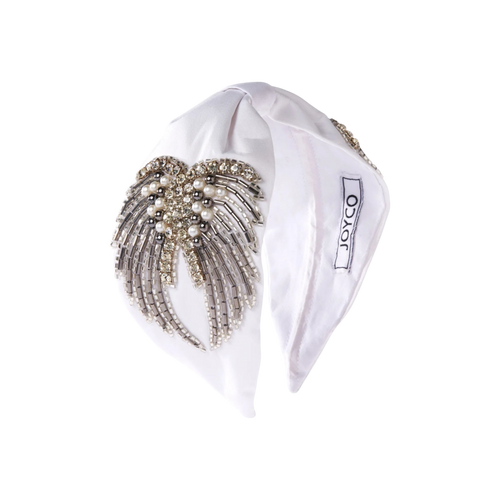 Angelo White Women Headband | JOYCO Handmade Women Headband