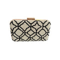 Maison Blanc Embroidered Box Clutch – Image 1 | JOYCO