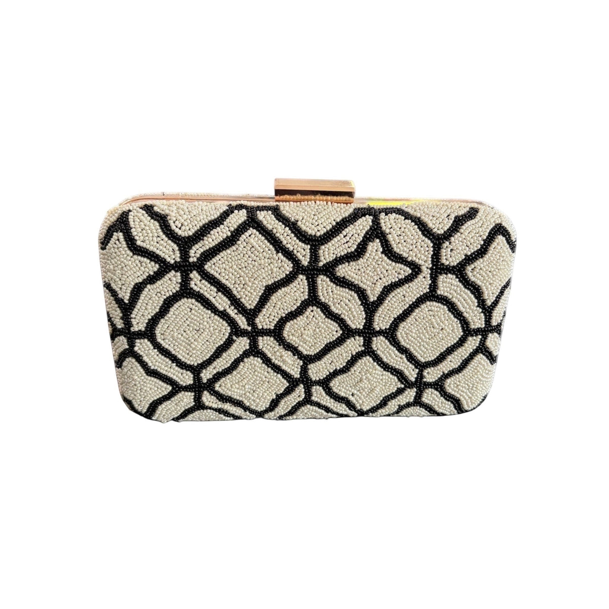 Maison Blanc Embroidered Box Clutch – Image 1 | JOYCO