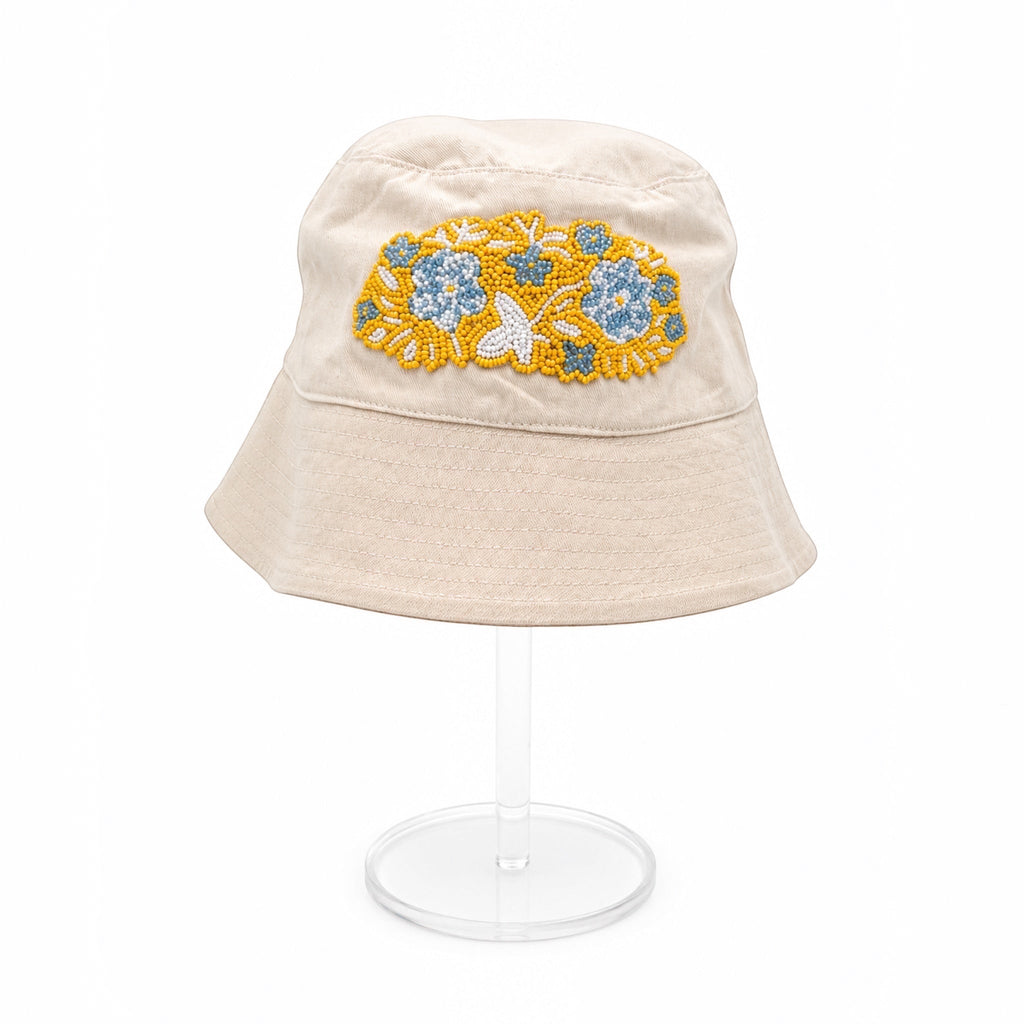 Soleil Bloom Embroidered Hat – Image 3 | JOYCO